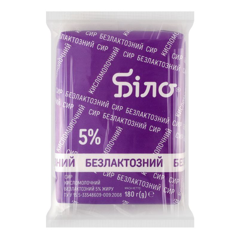 Сир к/м б/лакт еколін 5% 180г